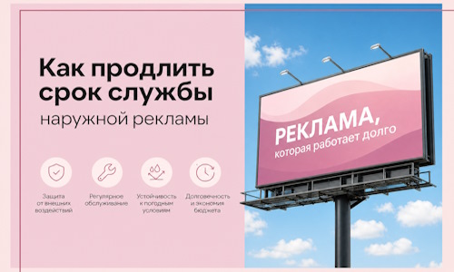 Как продлить срок службы наружной рекламы в Ярцеве