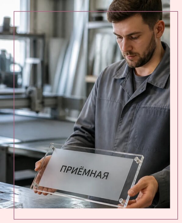 Таблички из оргстекла на заказ в Ярцеве от 3968 р. | Аванза-Рцв
